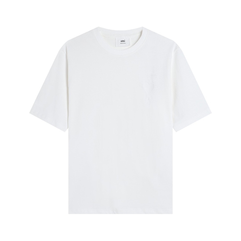 Ami White Short Sleeve Men's Tee